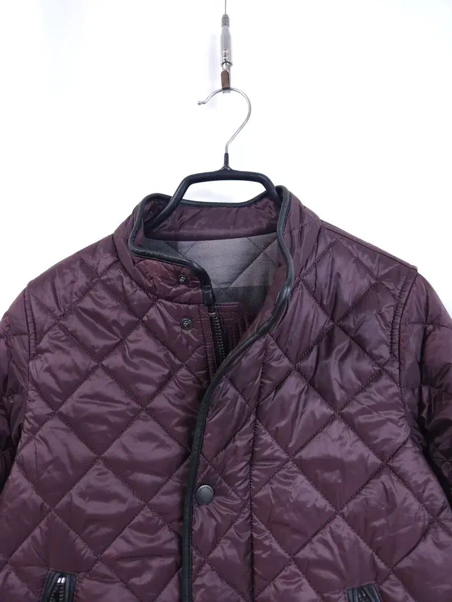 バーバリーキッズ ワイン色 キルティング ブルゾン ジャケット 120