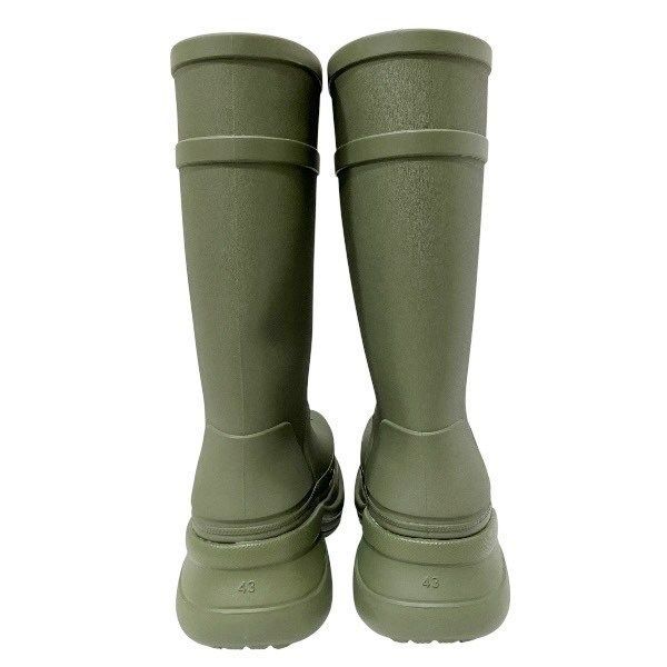 バレンシアガ クロックス サイズ43 アパレル ロングレインブーツ メンズ