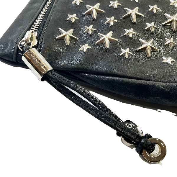 ジミーチュウ ゼナ スタースタッズ バッグ クラッチバッグ セカンド