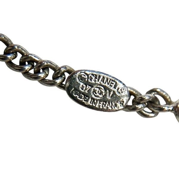 シャネル CHANEL シルバー 07V ココマーク ラインストーン ブランド