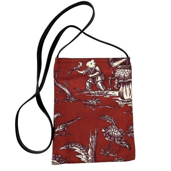 マニュエルカノヴァス キャンバス レザー サコッシュ バッグ ショルダーバッグ レディース