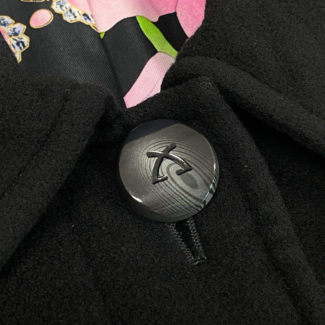 8L5【美品】LEONARD レオナール カシミヤコート ロングコート 美しい花