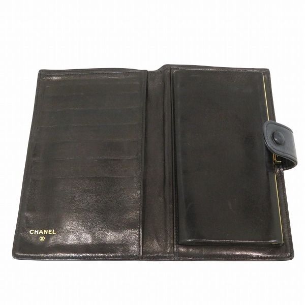 シャネル CHANEL A01429 ココマーク がま口 長財布 レディース - メルカリ