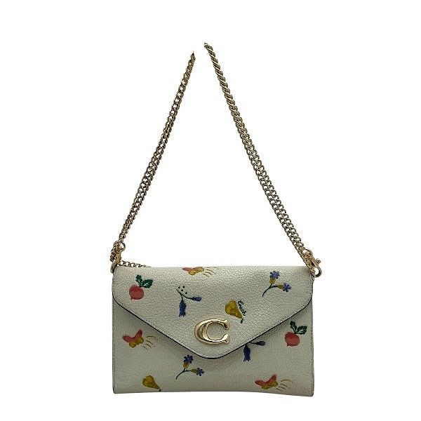 コーチ COACH タミー クラッチ ウィズ ドリーミー ベジー プリント C 8332 レザー チェーンウォレット ショルダーバッグ レディース