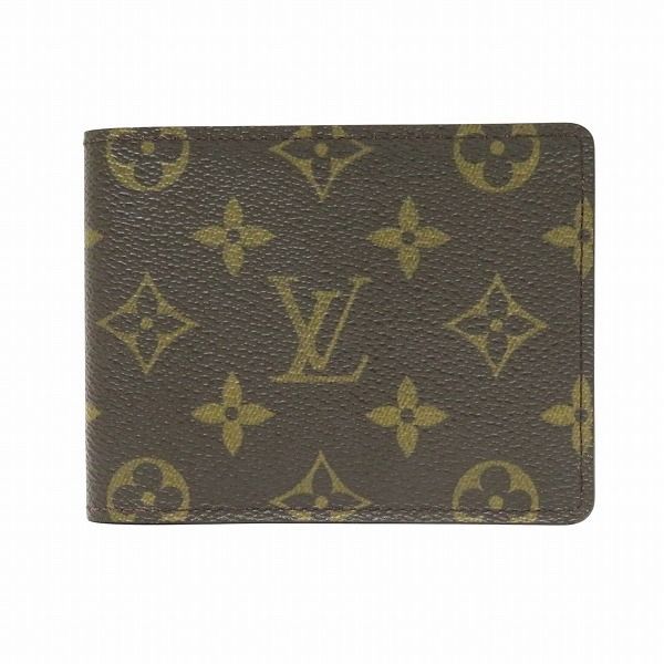 ルイヴィトン Louis Vuitton モノグラム ポルトフォイユ ミュルティプル M 60895 2つ折り財布 ユニセックス
