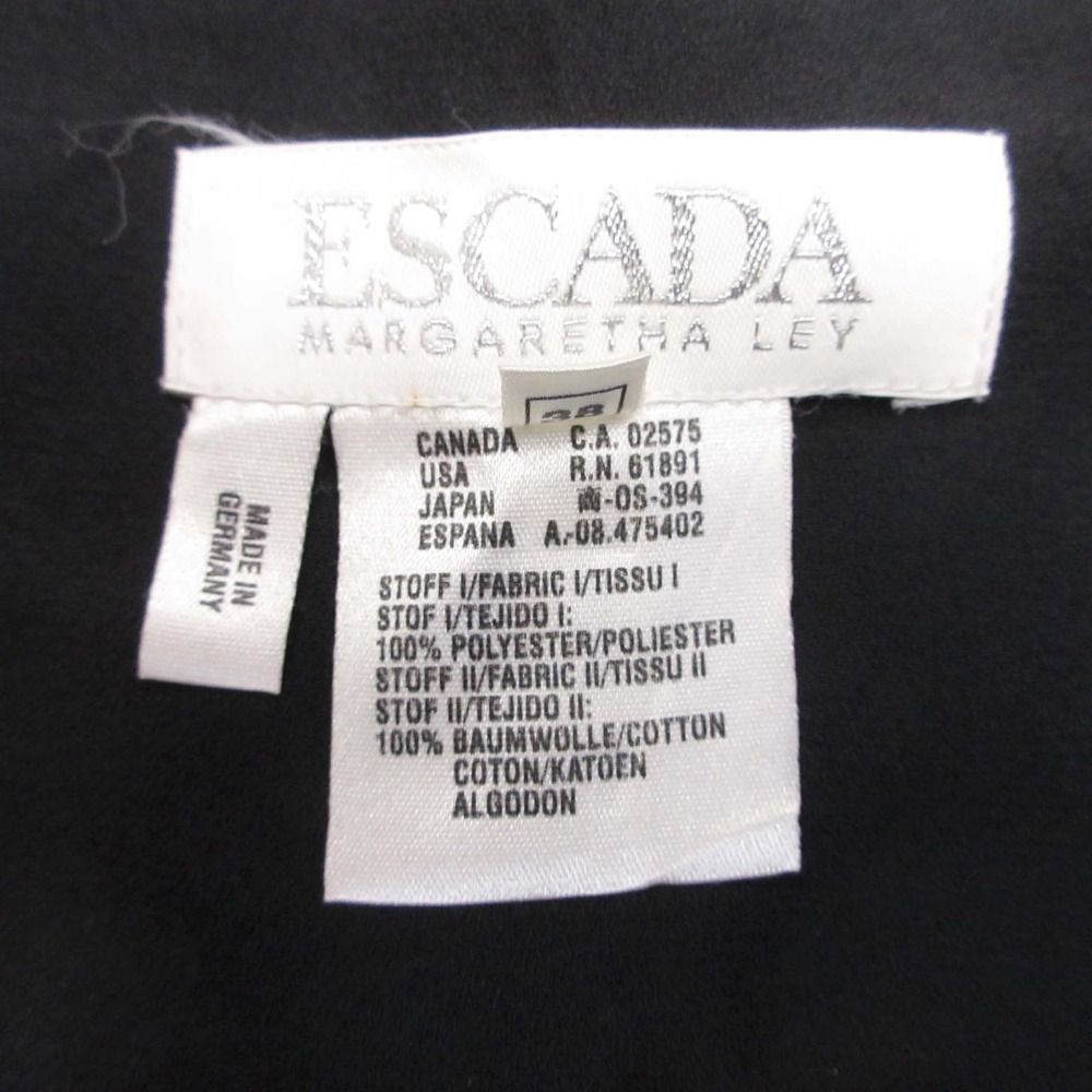 良品 ESCADA エスカーダ ジョーゼット生地 ロング プリーツスカート