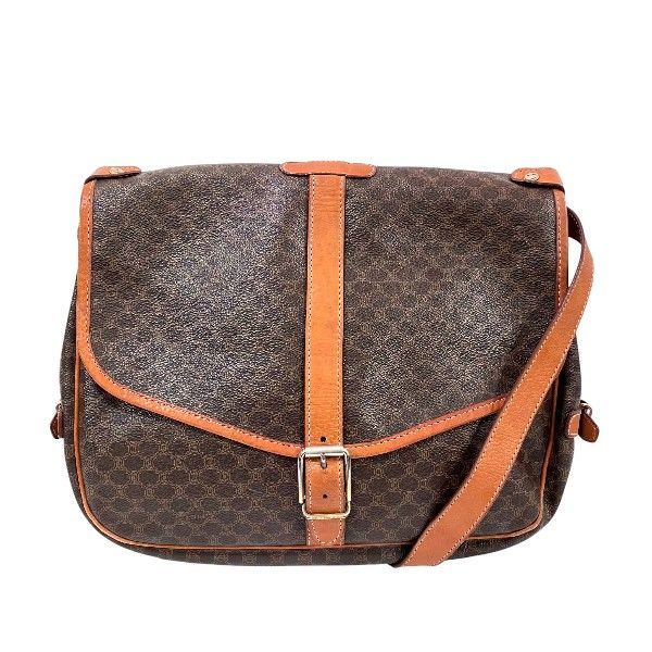 セリーヌ CELINE マカダム ブラウン バッグ ショルダーバッグ レディース