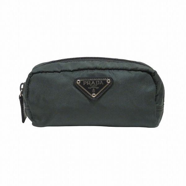プラダ MV 175 ロゴプレート コスメポーチ マルチポーチ 小物入れ ユニセックス