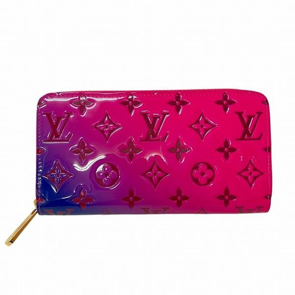 ルイヴィトン Louis Vuitton モノグラム ヴェルニ ジッピー ウォレット M 64155 長財布 レディース