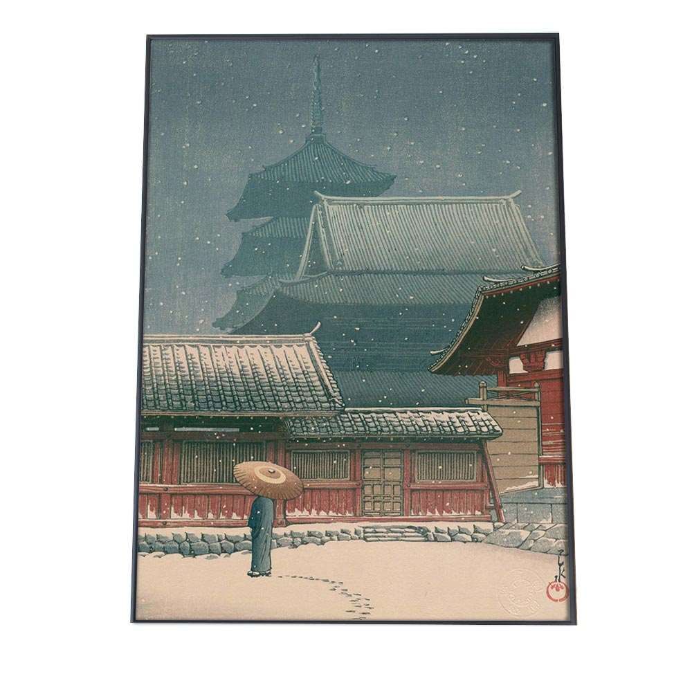 B4サイズ（約25x36cm）】【bn-poster-119】川瀬巴水 かわせはすい