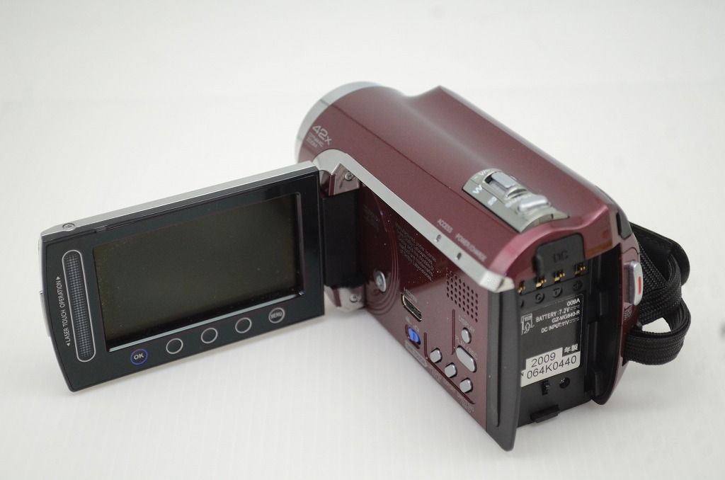 美品 JVC ケンウッド Everio GZ-MG840 デジタルビデオカメラ レッド 元