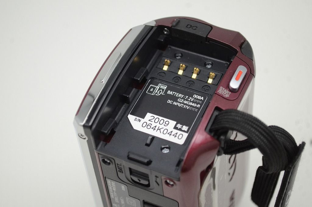 美品 JVC ケンウッド Everio GZ-MG840 デジタルビデオカメラ レッド 元