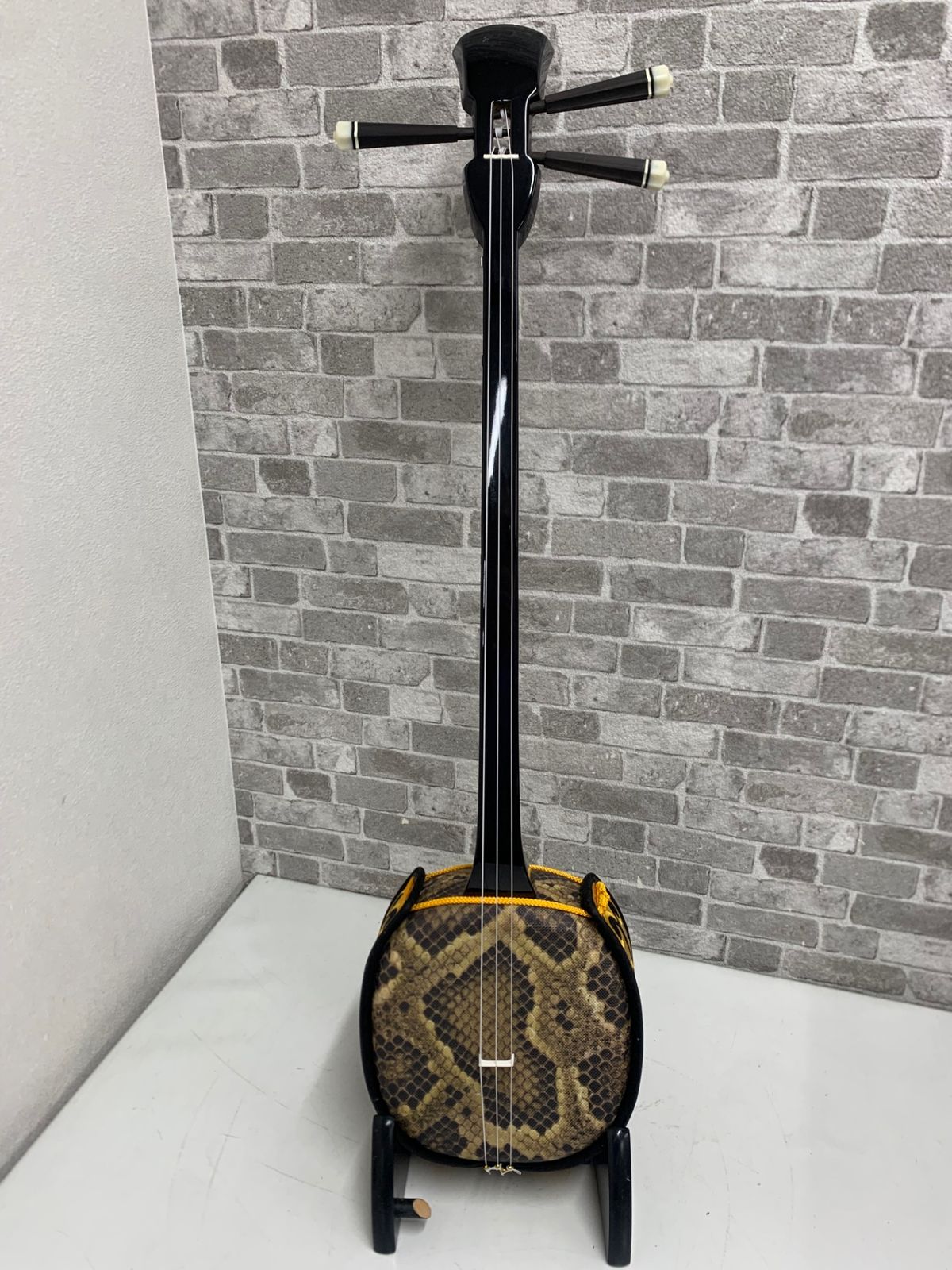 三線 さんしん 独学用 弦楽器 ケース スタンド付き