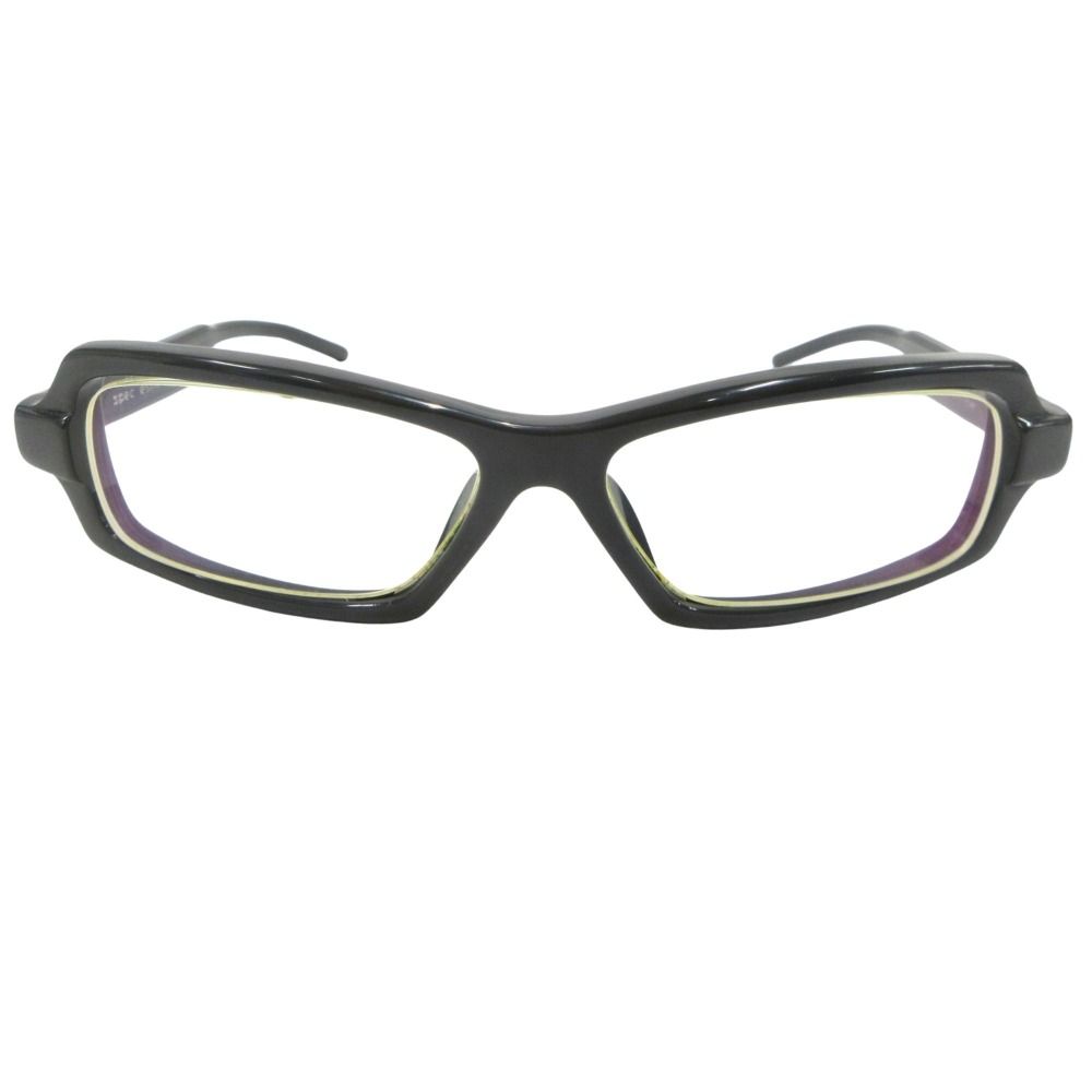 spec espace スペックエスパス メガネ めがね 眼鏡 アイウェア 度入り ES-5018 グレー メンズ 古着  USED