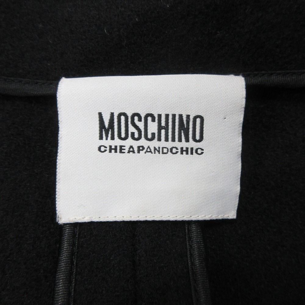 良品 MOSCHINO モスキーノ フラワー フリルカラー ジャケット ブレザー