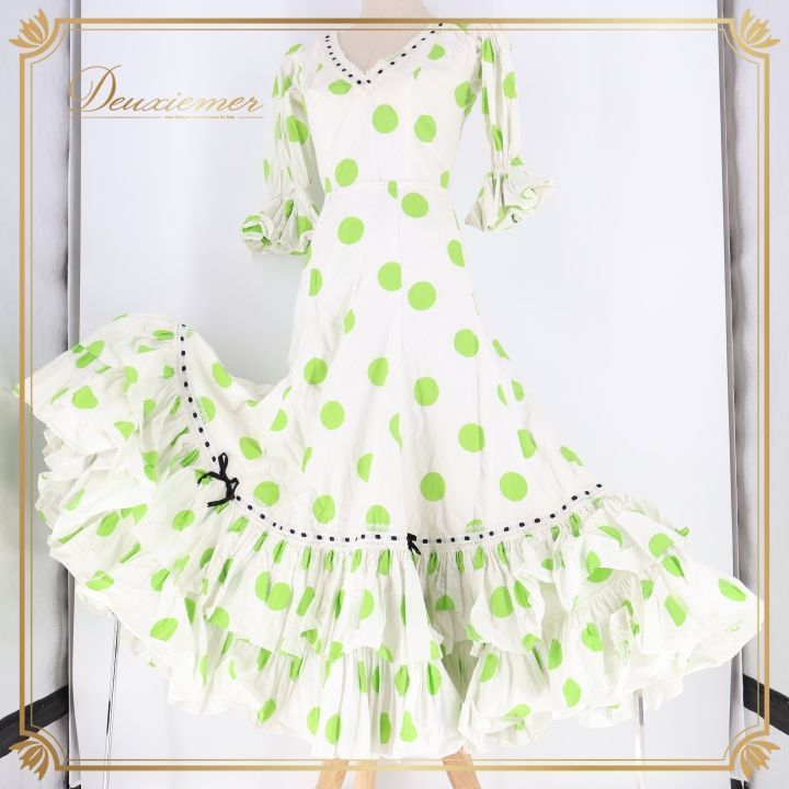 フラメンコ 衣装 ツーピース セットアップ トップス ファルダ スカート