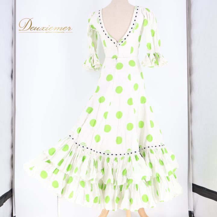 フラメンコ 衣装 ツーピース セットアップ トップス ファルダ スカート