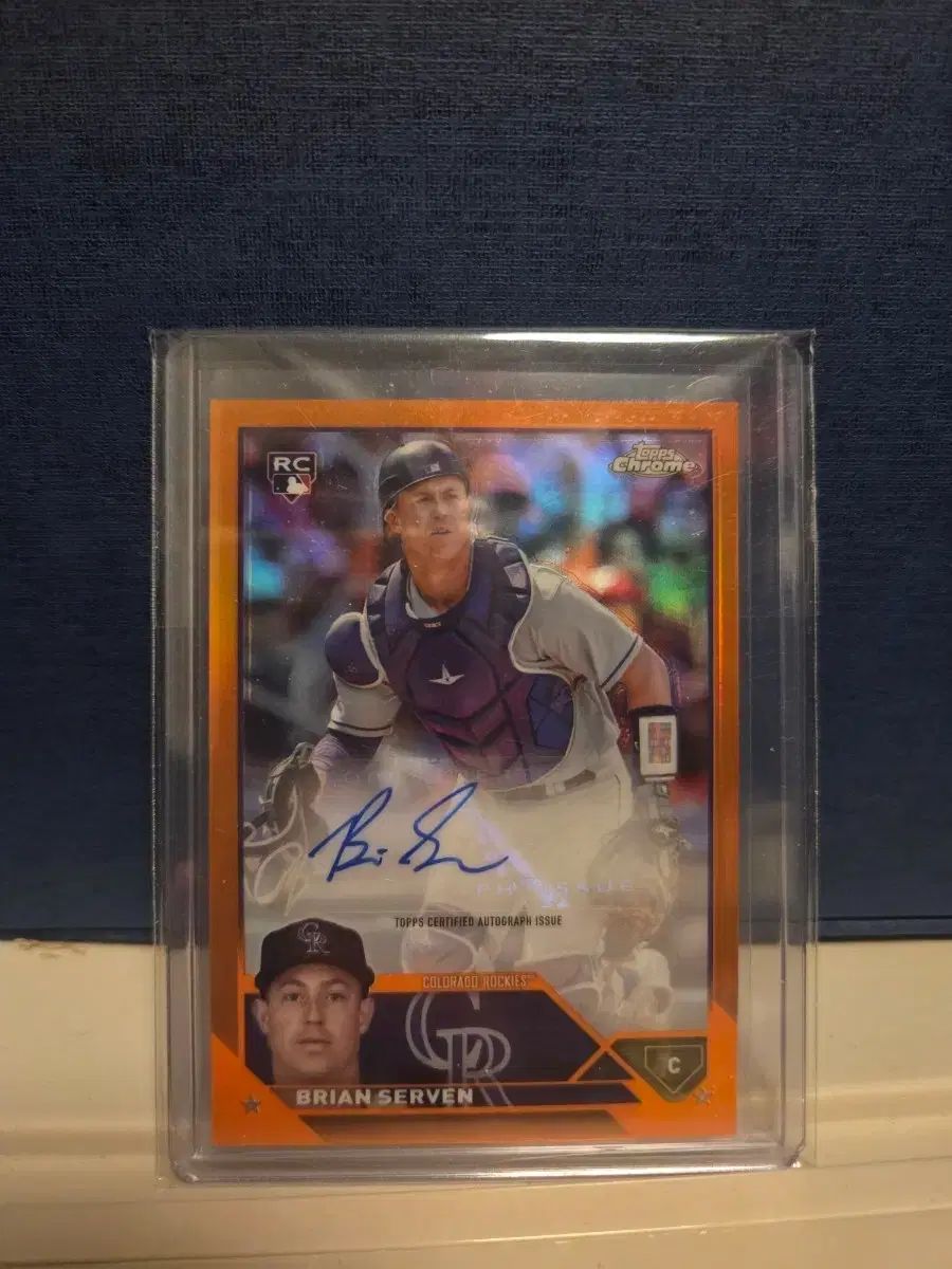 MLB Brian Serven TOPPS トップス クロム ルーキー オート (25枚限定)