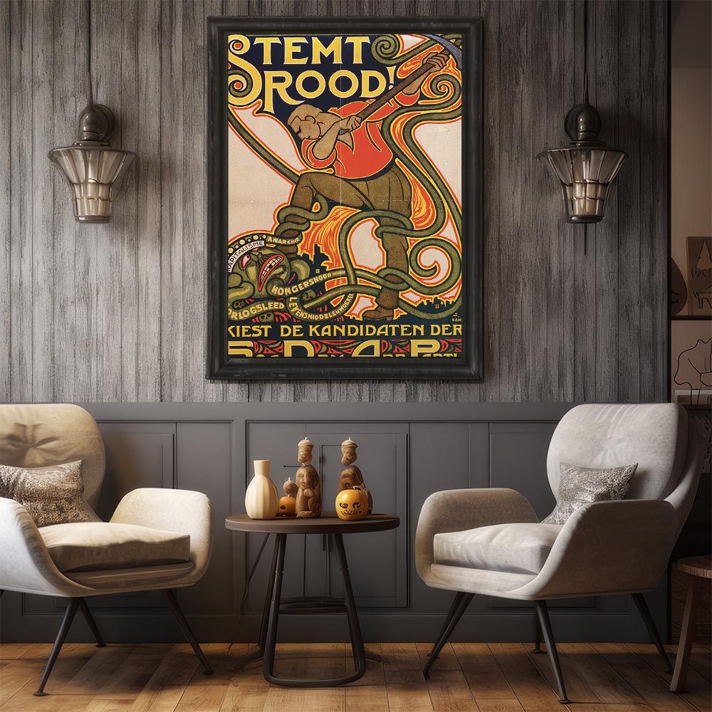 B2サイズ（約51x73cm）】【bn-poster-1233】超古いポスター 復刻 絵画