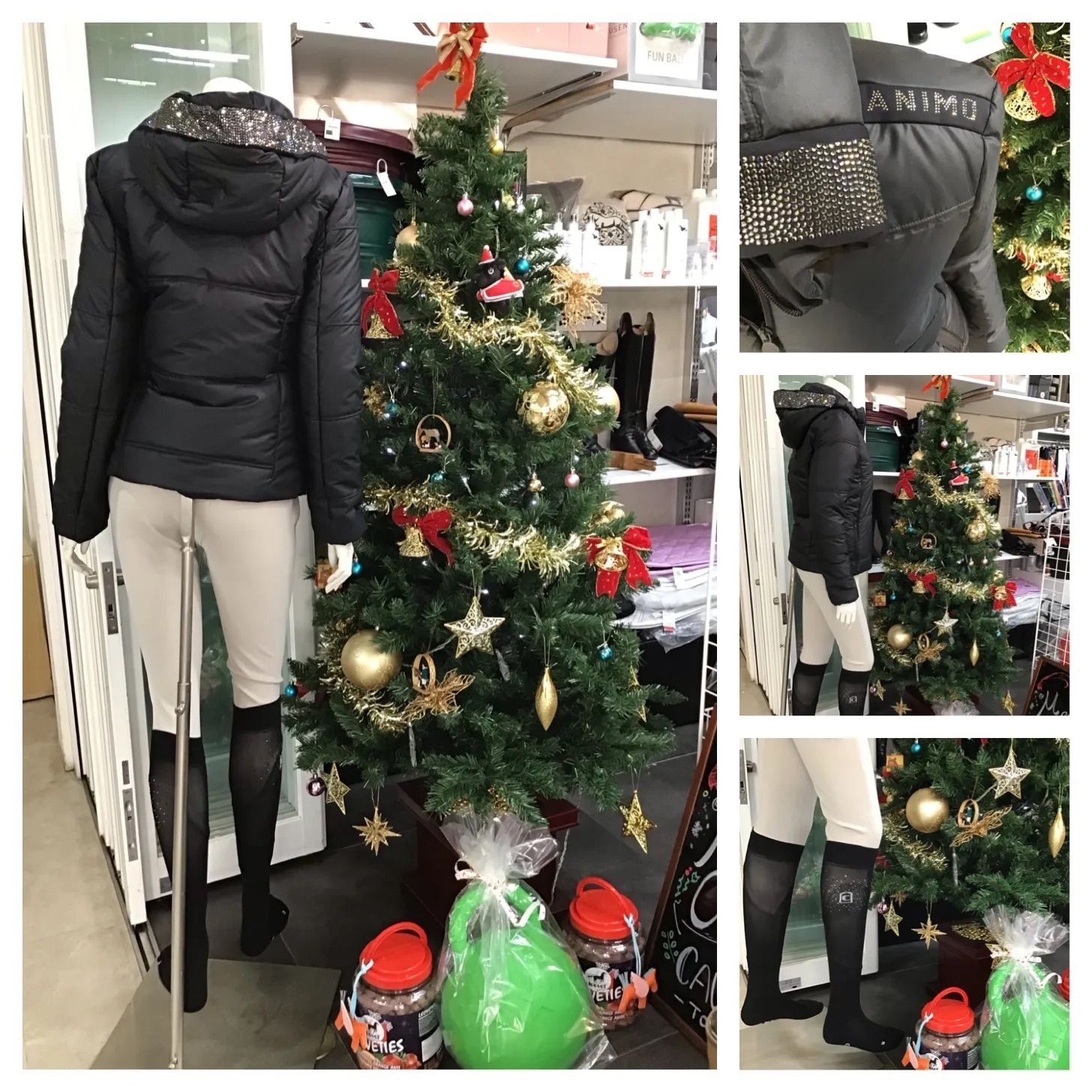 ANIMO ジャケット 黒 40 アウトレット50 OFF