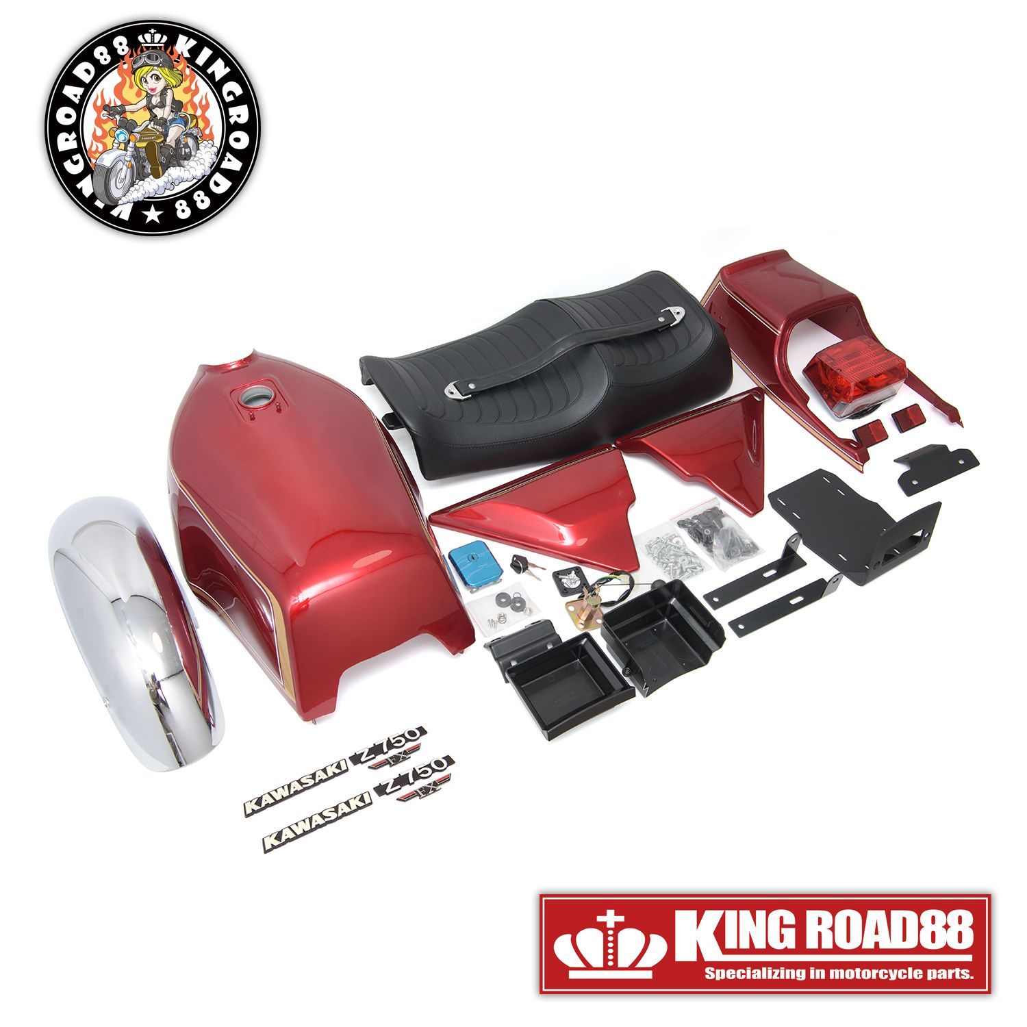 値下げ　ゼファー750 外装セット 新商品】カワサキ ゼファー750 ZR750C KingRoad88 FX変身 外装 セット