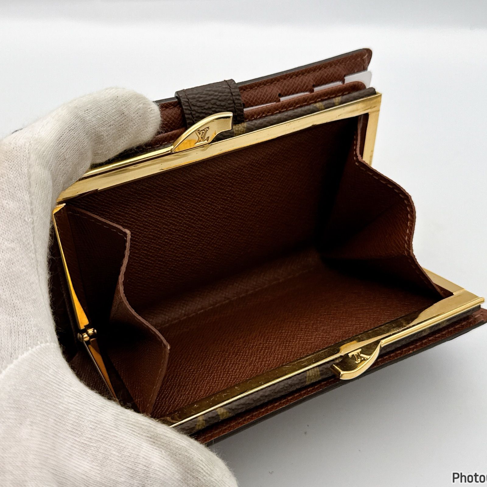 新品同様❤️ルイヴィトン✨モノグラム✨ヴィエノワ✨がま口✨二つ折り