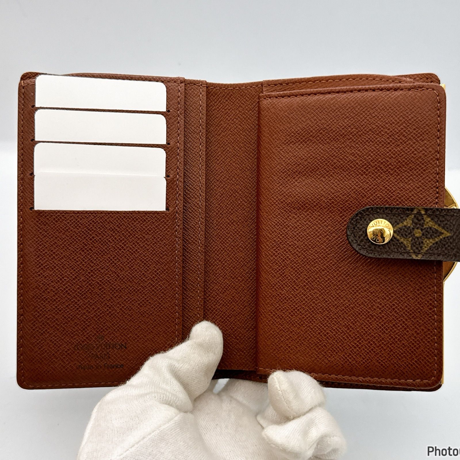 新品同様❤️ルイヴィトン✨モノグラム✨ヴィエノワ✨がま口✨二つ折り