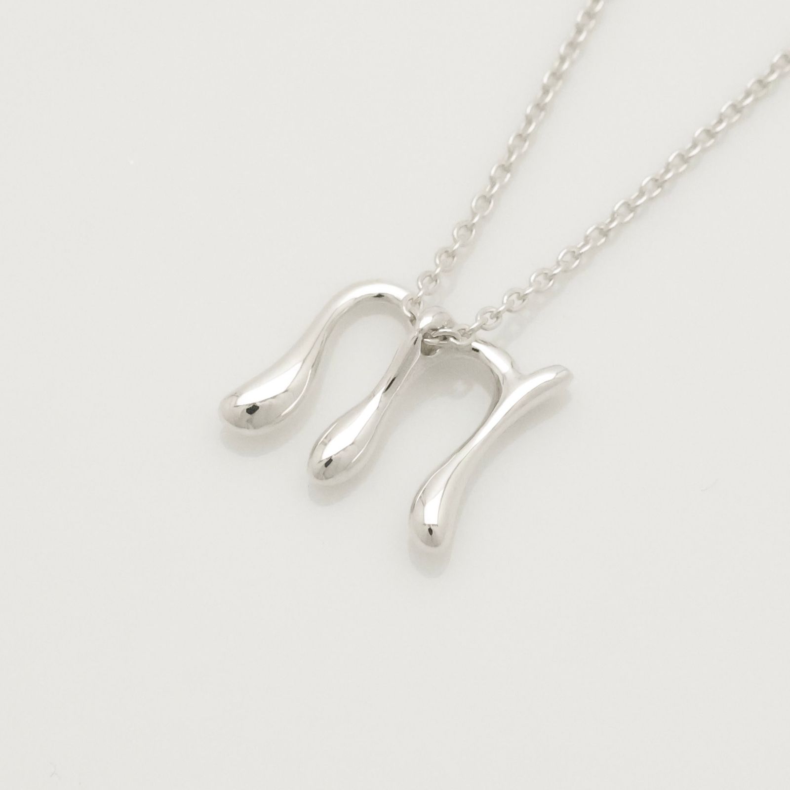 美品】ティファニー TIFFANY&Co. レター イニシャル M エルサ