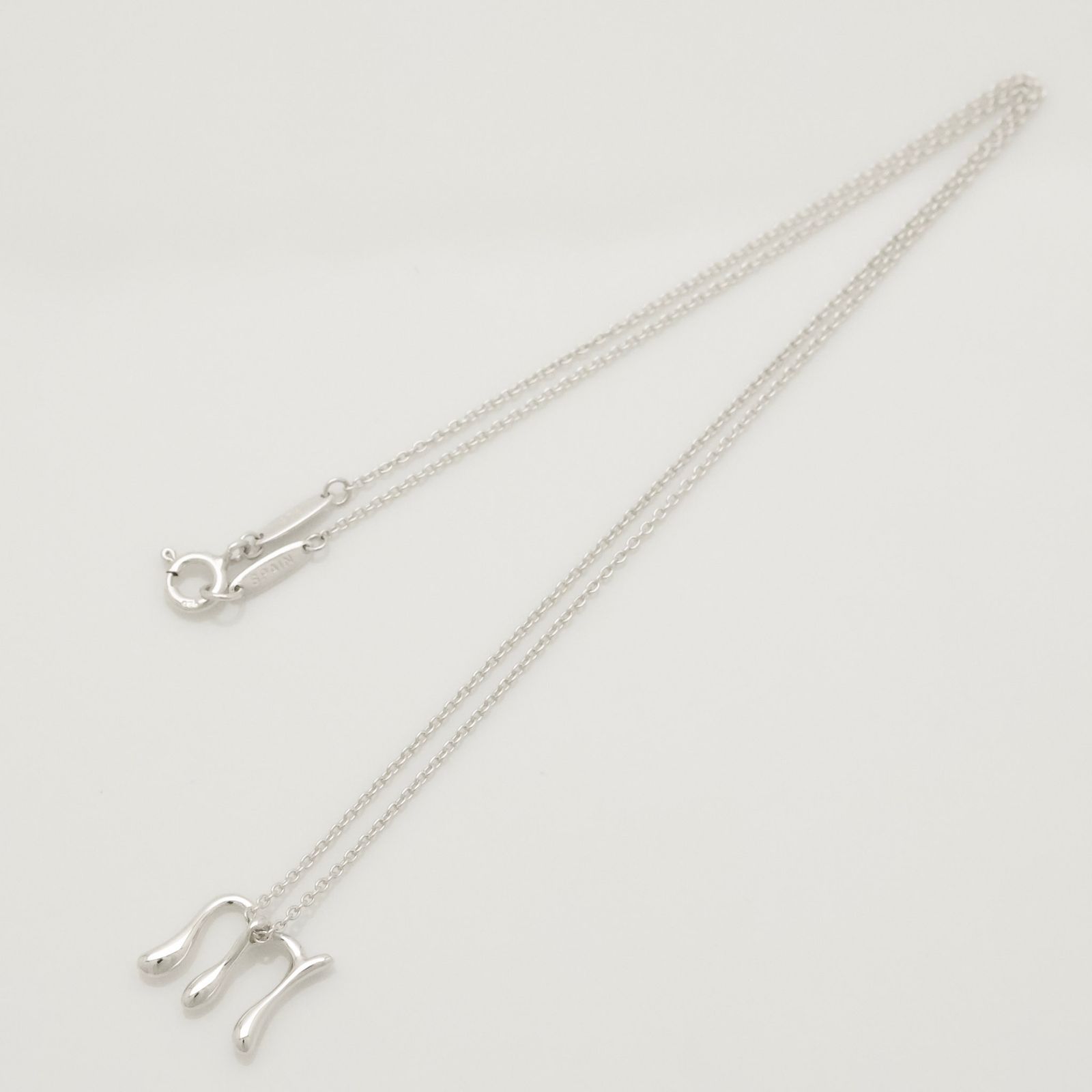 美品】ティファニー TIFFANY&Co. レター イニシャル M エルサ