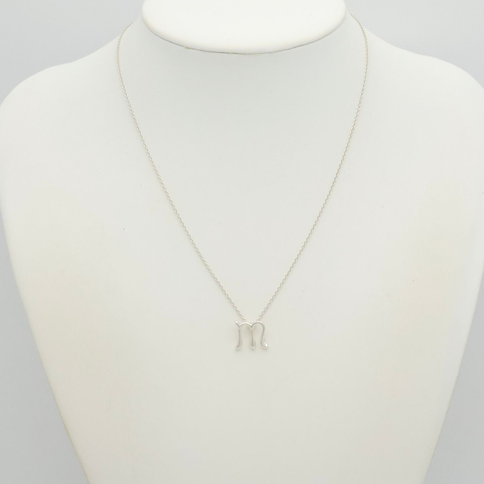 美品】ティファニー TIFFANY&Co. レター イニシャル M エルサ