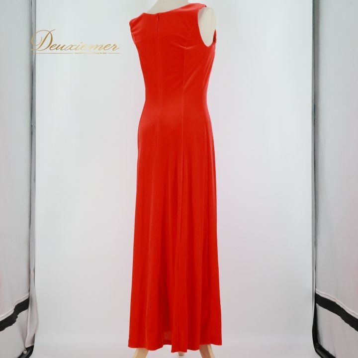 フラダンス 衣装 ワンピース ドレス レッド系 アロハスタンダード 日本