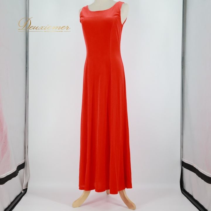 フラダンス 衣装 ワンピース ドレス レッド系 アロハスタンダード 日本