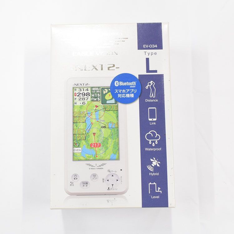 イーグルビジョン EAGLE VISION NEXT2 ホワイト 距離測定器 GPSナビ