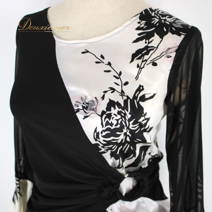 社交ダンス 衣装 スタンダード 上下セット ツーピース レッスンウェア