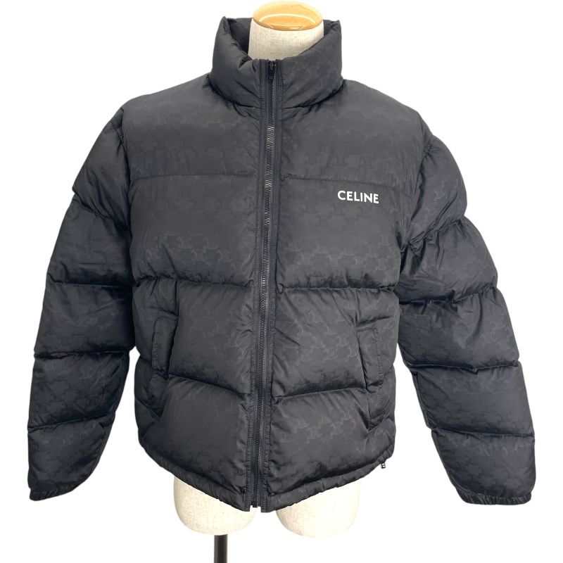 セリーヌ CELINE トリオンフ総柄 ダウンジャケット 2W31A795W ブラック