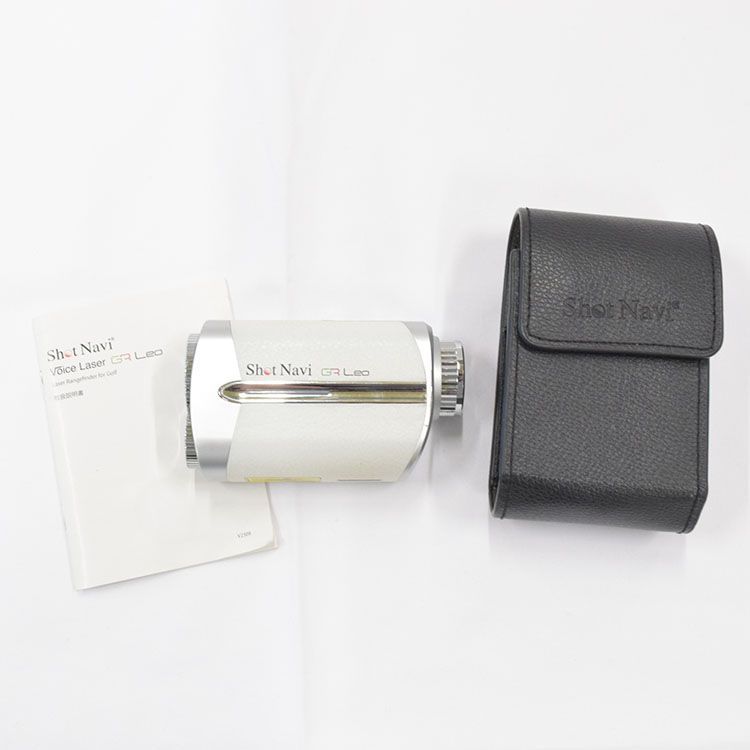 Shot Navi ショットナビ レーザー距離計 Voice Laser GR Leo ホワイト
