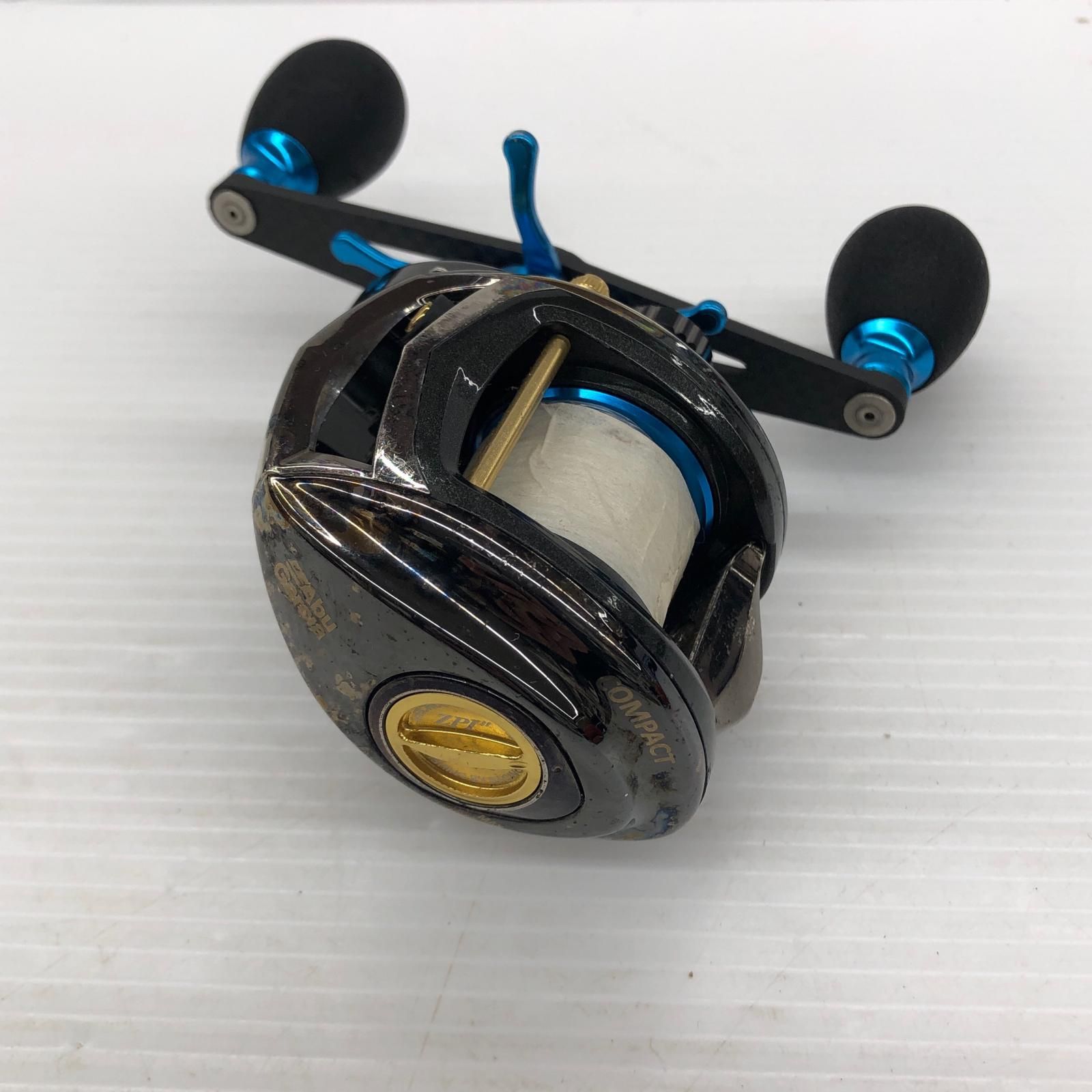 σσAbu Garcia アブガルシア ベイトリール REV 03 BC-R レボ ビッグシューター キズ有 ZPIハンドル付