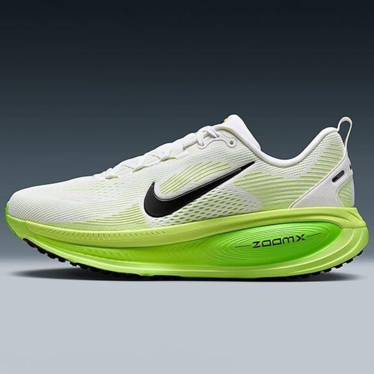 ナイキ ボメロ 18 Vomero ホワイト エレクトリックグリーン ボルト ブラック HM 6803-100 24.0 cm