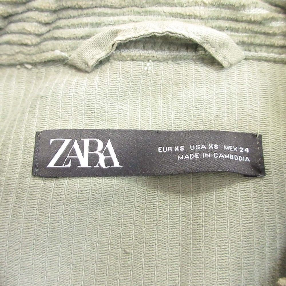 美品 ZARA ザラ オーバーサイズ コーデュロイ ジャケット カバーオール