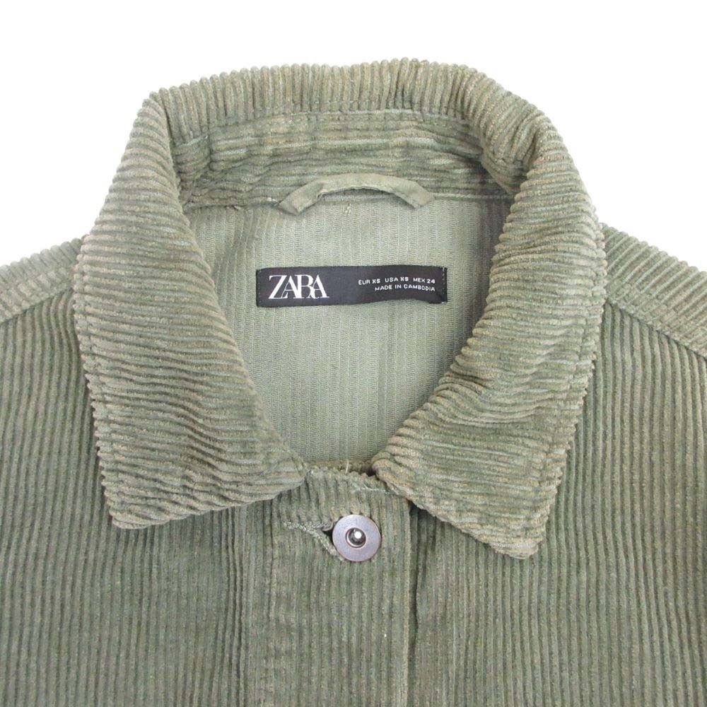 美品 ZARA ザラ オーバーサイズ コーデュロイ ジャケット カバーオール