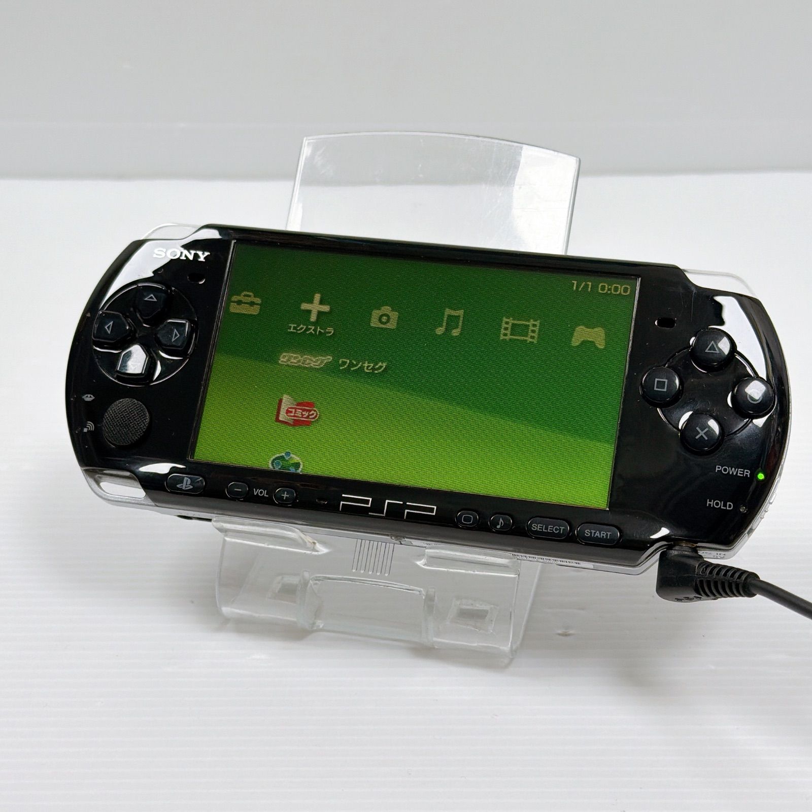 PSP 3000 ピアノブラック 動作確認済み 液晶傷なし FW6.60 後期型