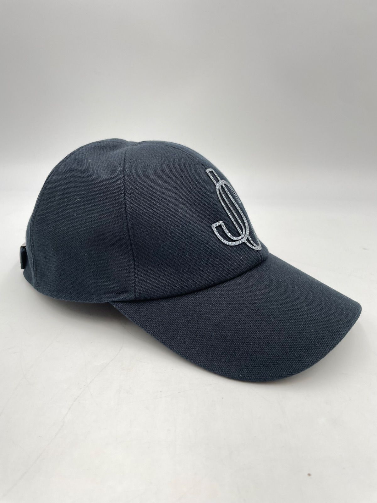 CS2008 ジミーチュウ キャップ ネイビーブラック グリッターラメ