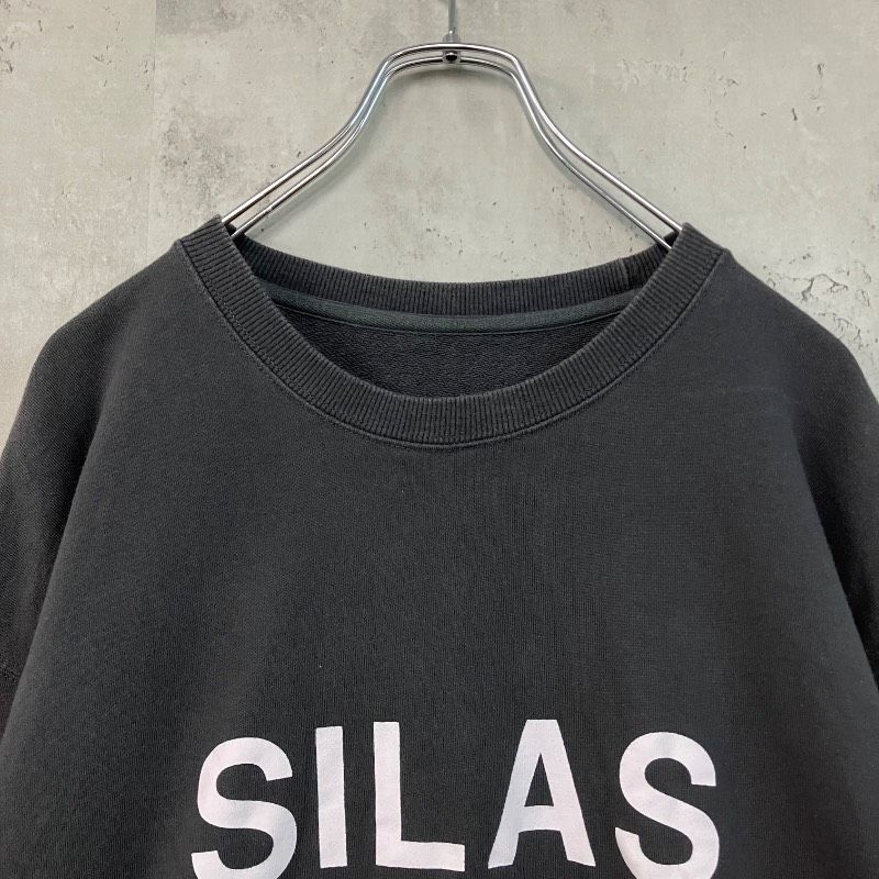 SILAS サイラス スウェット トレーナー 長袖 トップス ロゴ プリント 