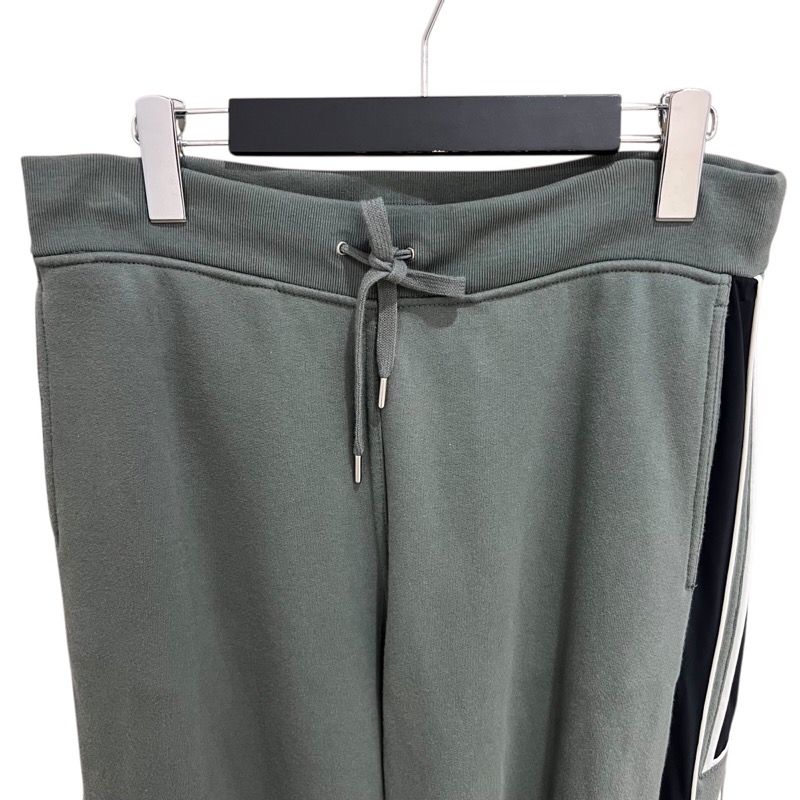 エルメス HERMES ランHサイドラインスウェットパンツ カーキ コットン