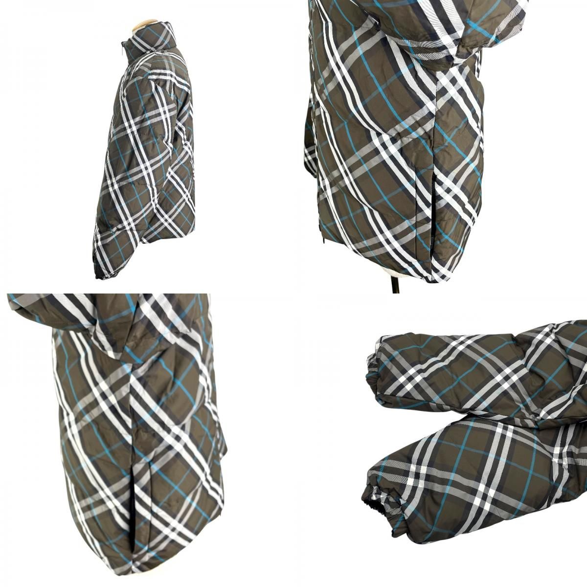 バーバリー BURBERRY チェック柄リバーシブルダウンジャケット 8094937