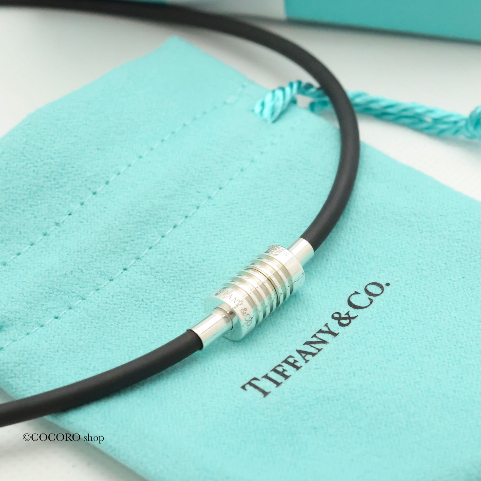 美品】ティファニー TIFFANY&Co. グルーブ サーファー チョーカー