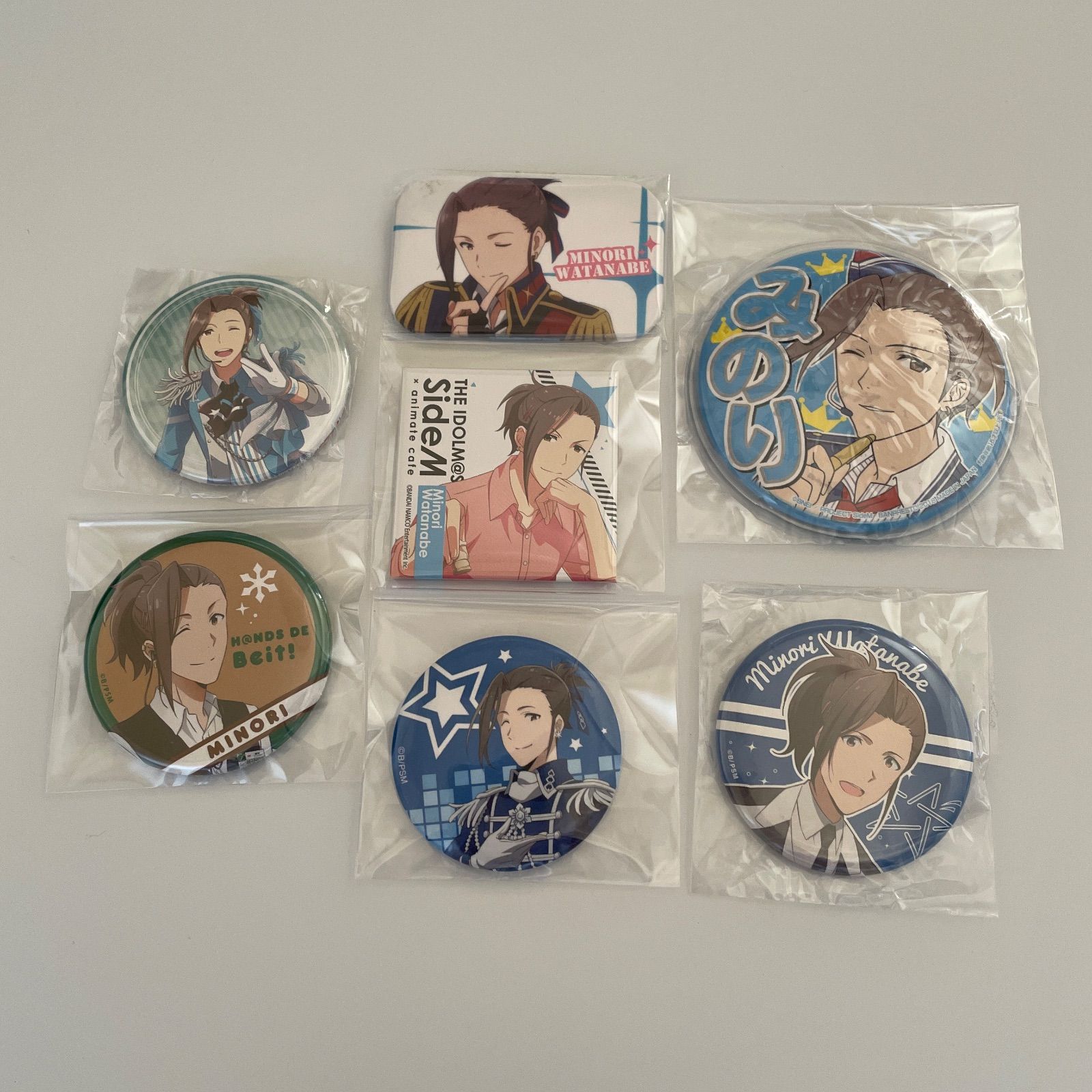 渡辺みのり アイドルマスターSideM 缶バッジ計7点 id:8r1 - メルカリ