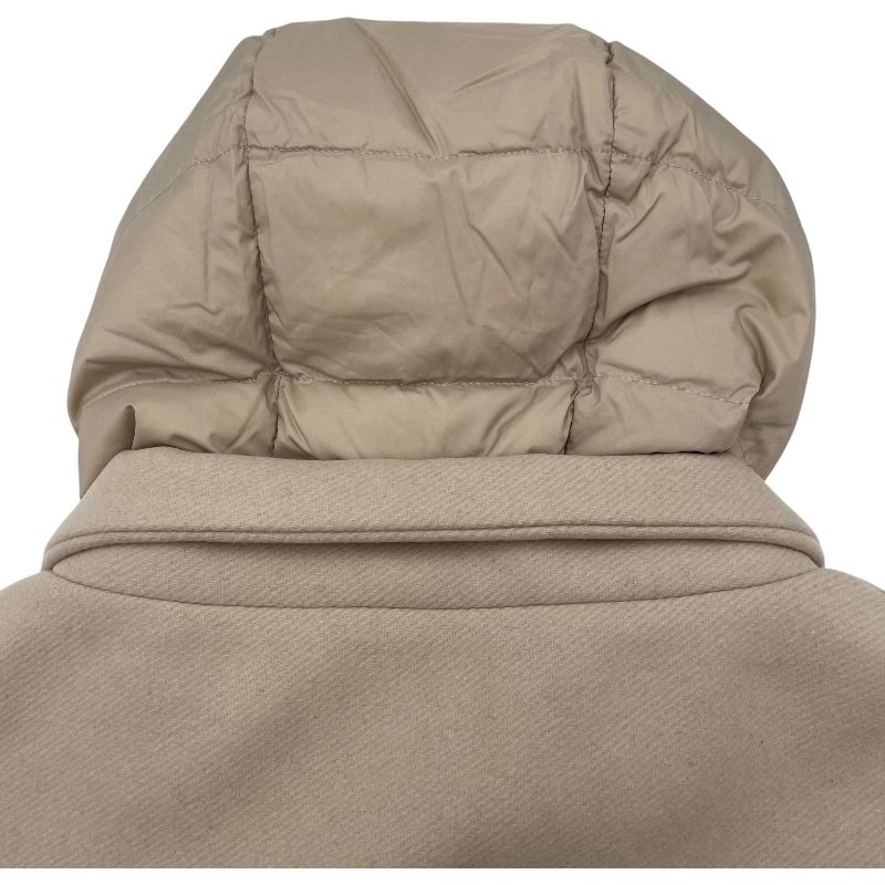 ヘルノ HERNO ウール切替ダウンコート PI0848D ベージュ ウール