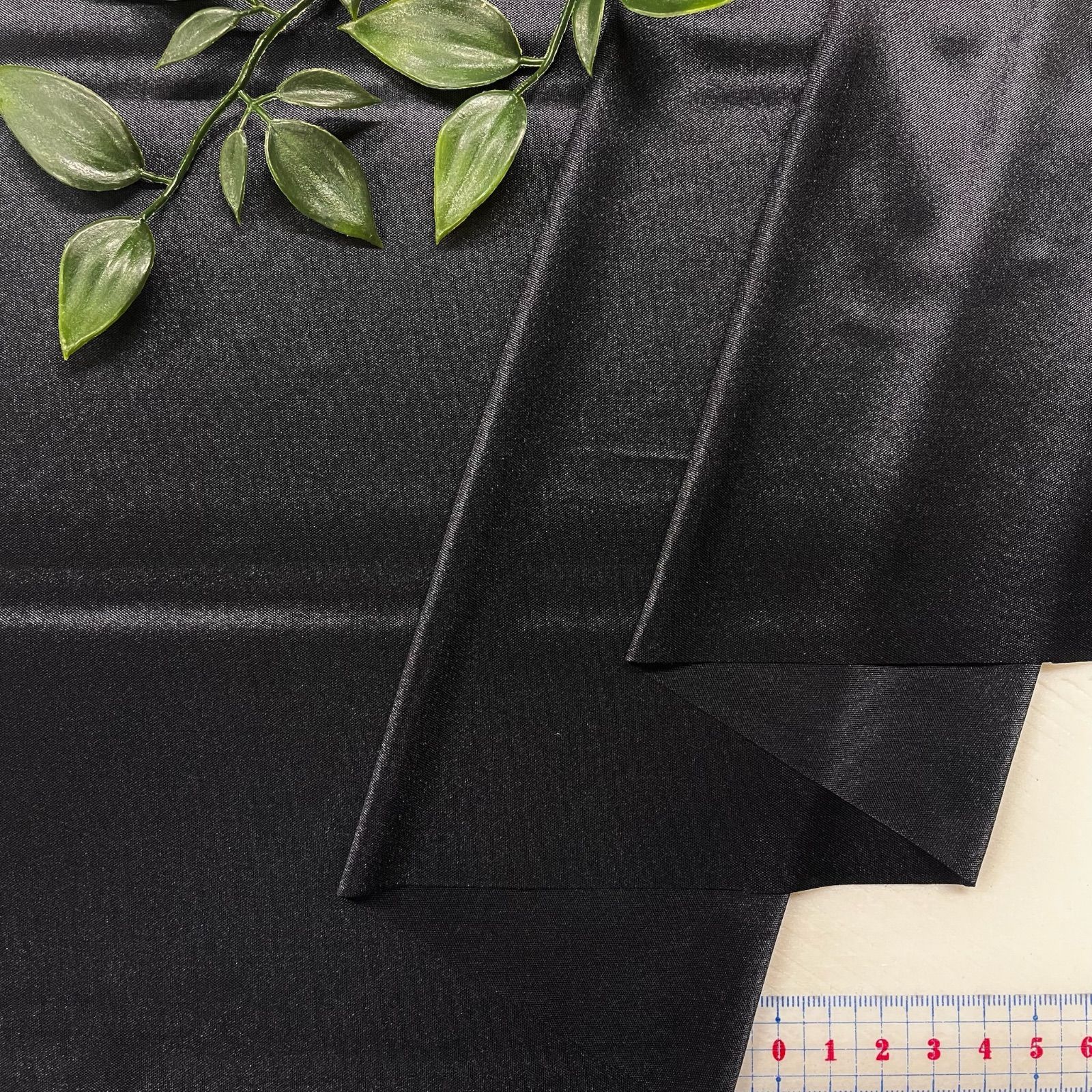 NO,727-9 112cm幅 5.0m ブライトスムースニット 黒