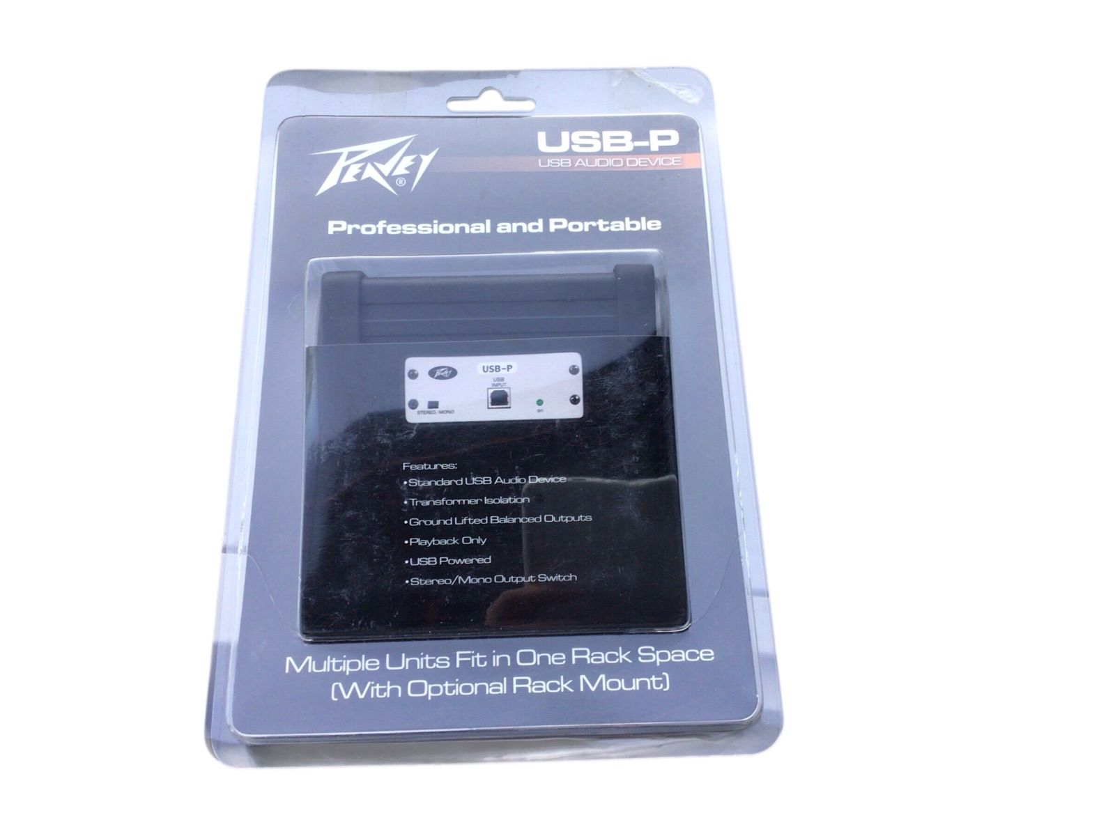 [］PEAVAY ステレオ USB DI ボックス USB-P USB Playback DAC